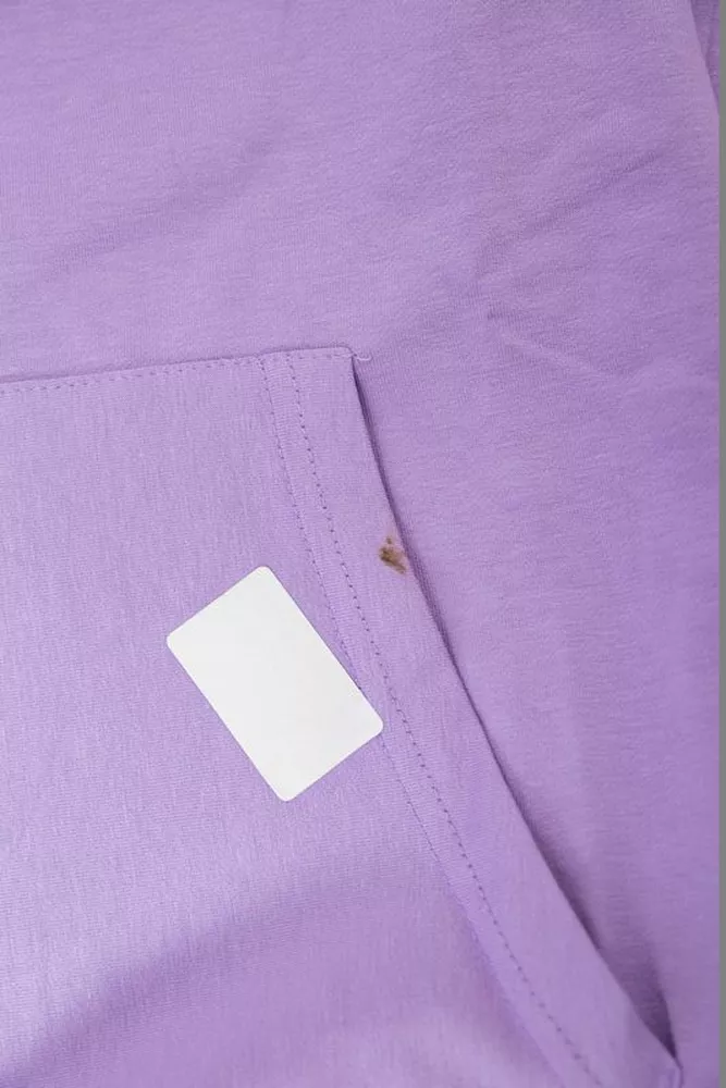 Купити Спортивний костюм жіночий двонитка  -уцінка, колір бузковий, 214R1419-005-U-24 - Фото №8