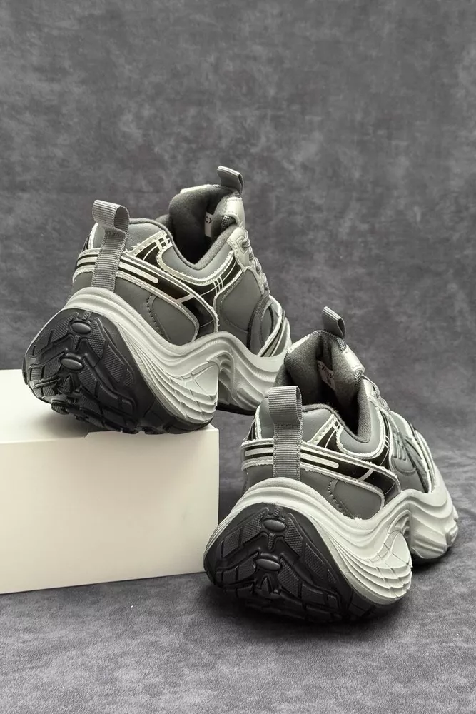 Купить Кроссовки женские демисезонные, цвет темно-серый, 248RCX1520 - Фото №4