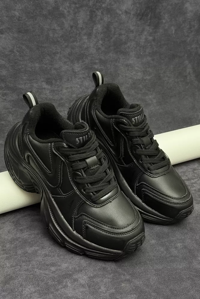 Купить Кроссовки женские демисезонные, цвет черный, 248RCX1520 - Фото №1