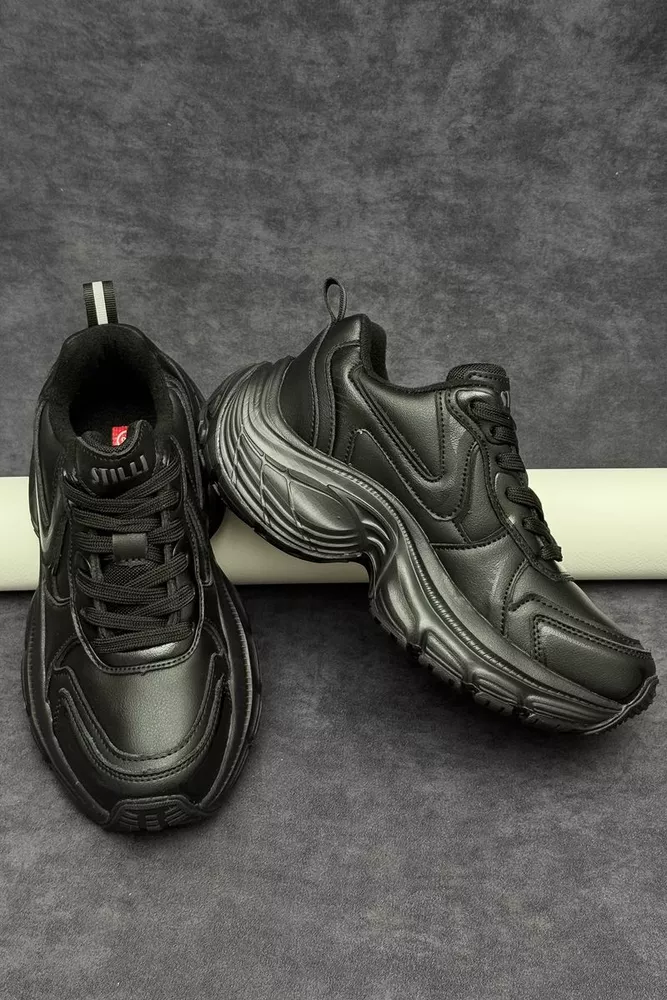 Купить Кроссовки женские демисезонные, цвет черный, 248RCX1520 - Фото №2