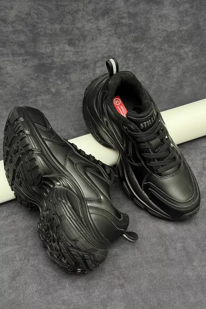 Купить Кроссовки женские демисезонные, цвет черный, 248RCX1520 - Фото №3