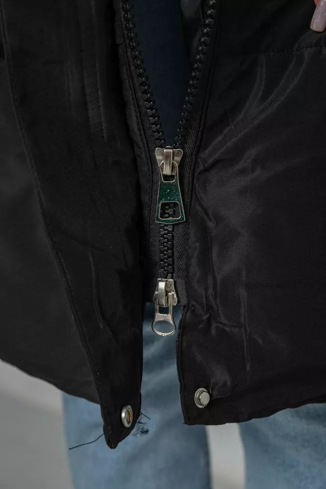 Купить Пуховик женский зимний  -уценка, цвет черный, 243R8810-U-2 - Фото №9