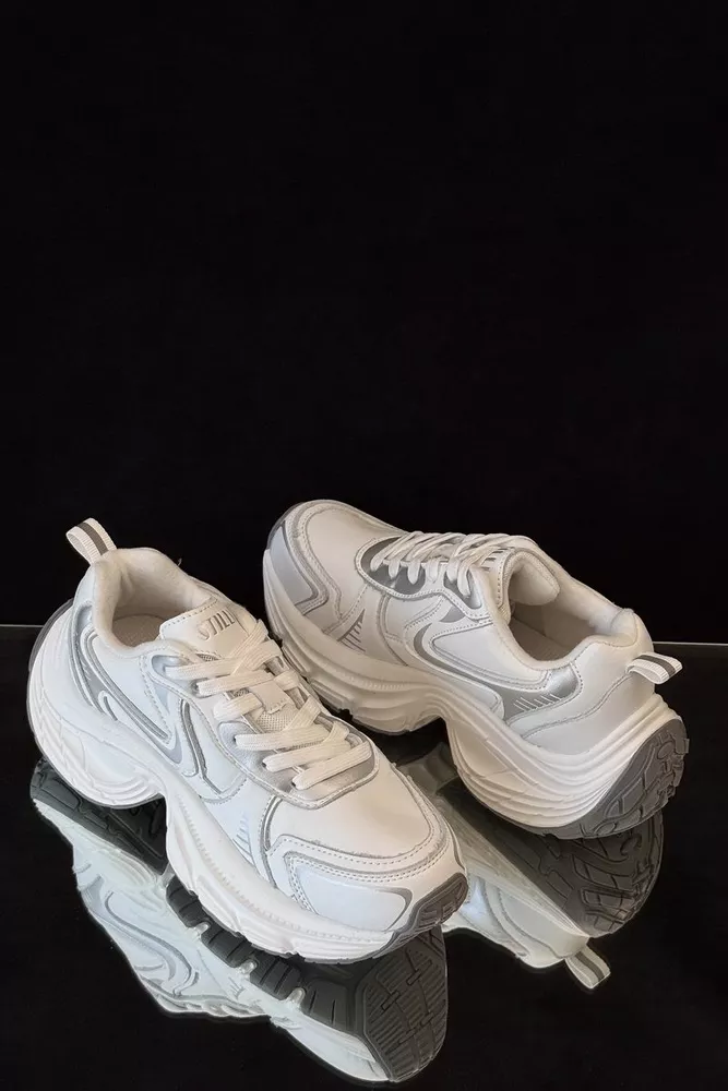 Купить Кроссовки женские демисезонные, цвет белый, 248RCX1520 - Фото №3