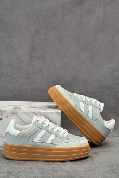 Кроссовки женские демисезонные, цвет серый, 248RCX1590