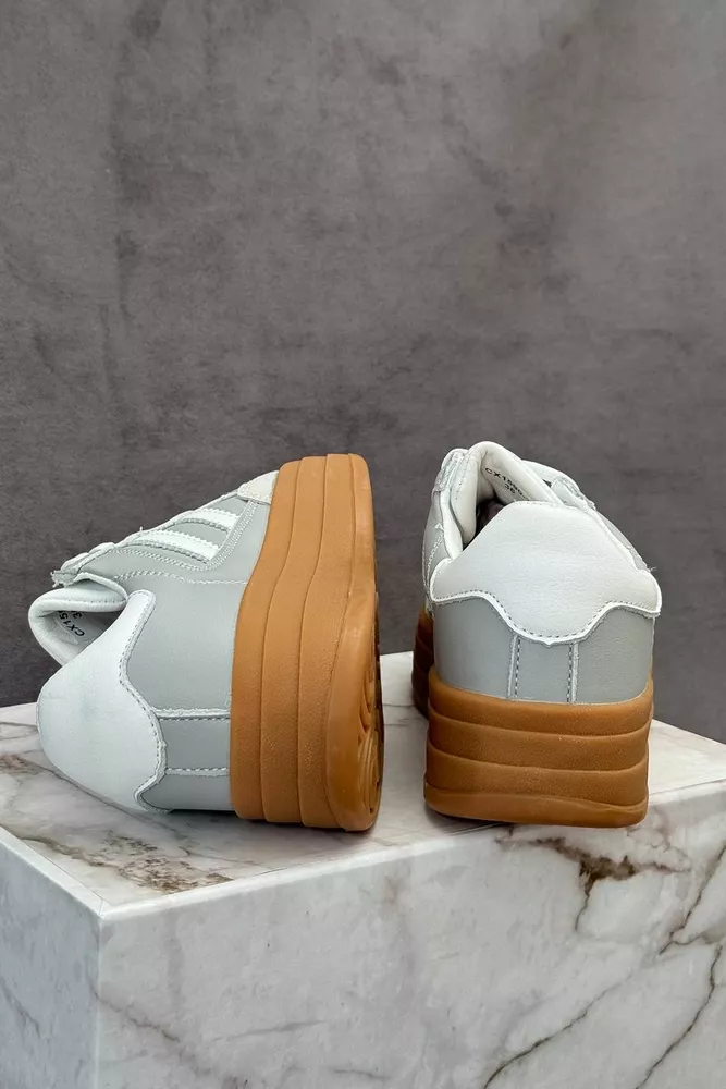 Купить Кроссовки женские демисезонные, цвет серый, 248RCX1590 оптом - Фото №5