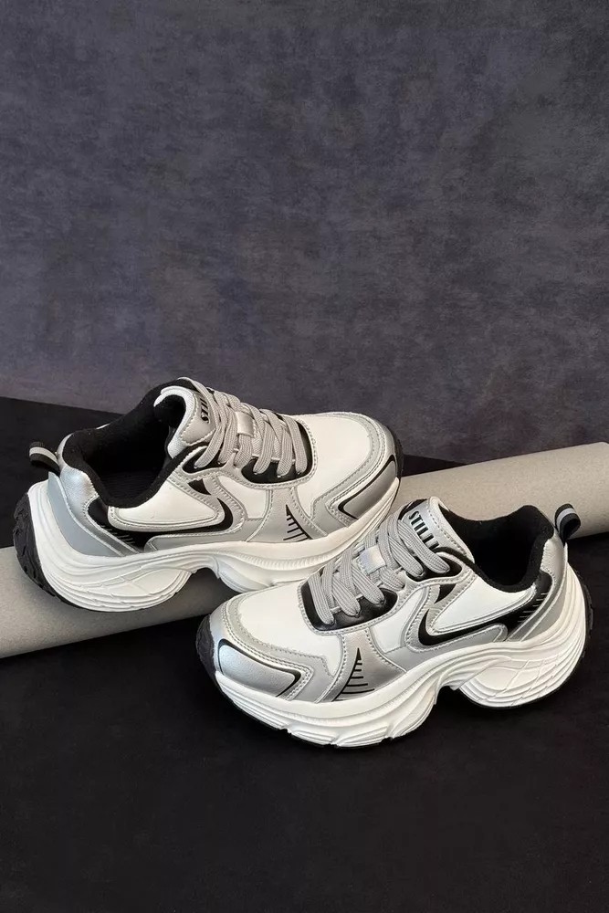 Купить Кроссовки женские демисезонные, цвет серый, 248RCX1520 - Фото №1