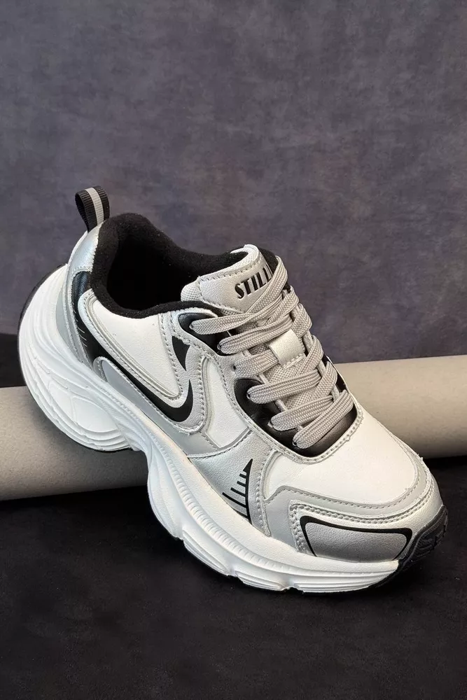 Купить Кроссовки женские демисезонные, цвет серый, 248RCX1520 - Фото №2