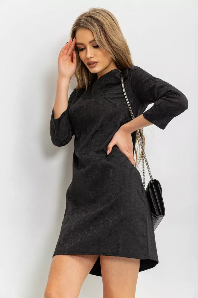 Купити Сукня, колір чорний, 167R996-2 оптом - Фото №3