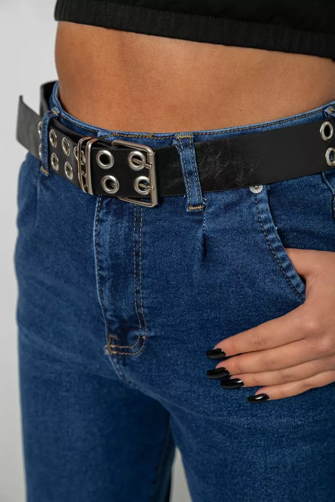 Купить Джинсы женские однотонные Balon, цвет синий, 244R001113 - Фото №5