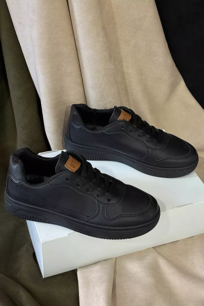 Купити Кеди жіночі, колір чорний, 248RR93 - Фото №2