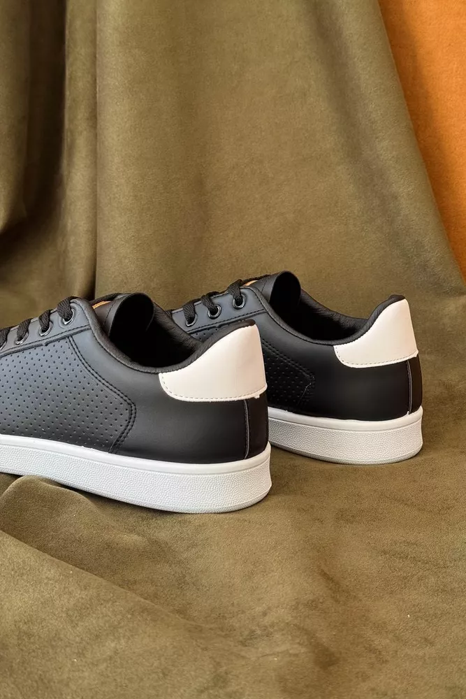 Купить Кеды мужские, цвет черно-белый, 248RR226 - Фото №4