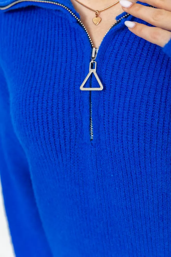 Купити Светр жіночий oversize, колір електрик, 204R169 оптом - Фото №6