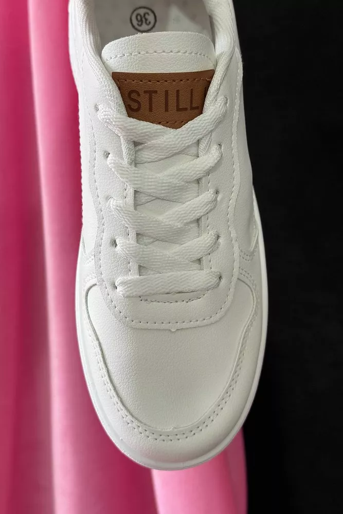 Купить Кеды женские, цвет белый, 248RR93 оптом - Фото №3