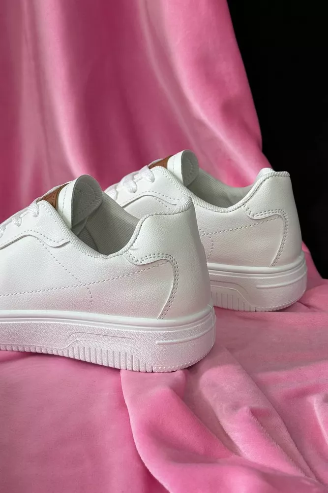 Купить Кеды женские, цвет белый, 248RR93 оптом - Фото №4