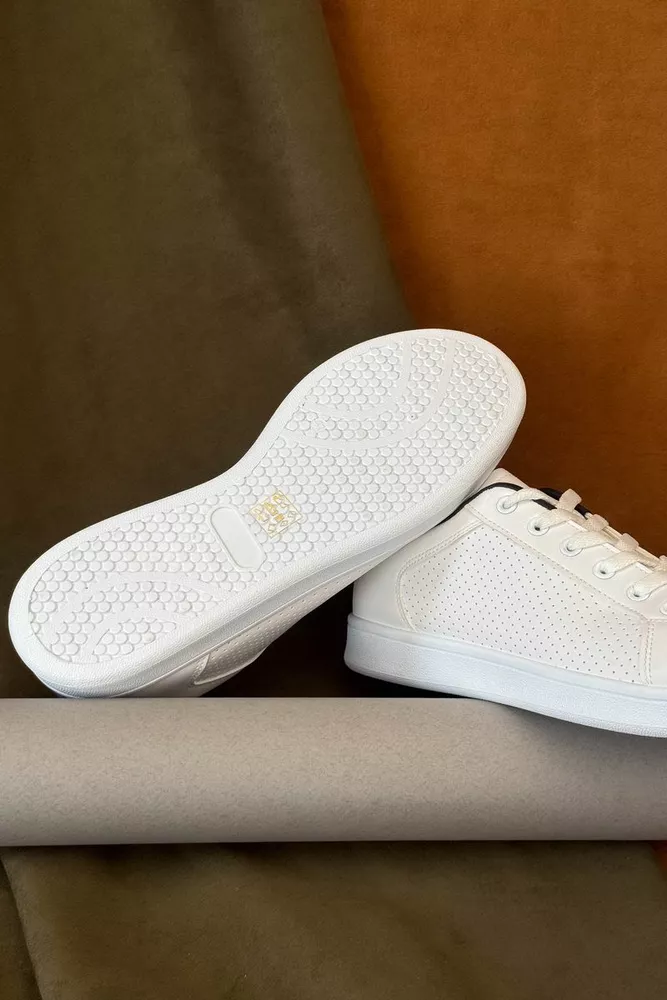 Купить Кеды мужские, цвет бело-черный, 248RR226 - Фото №5