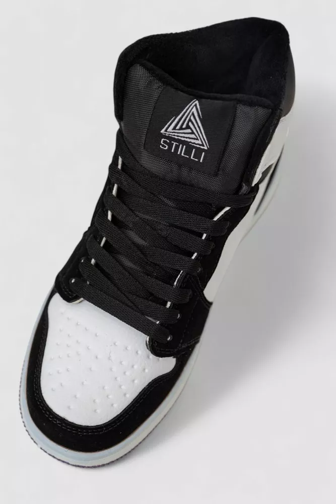 Купить Кроссовки женские зимние на меху  -уценка, цвет черно-белый, 248RHB470-U-4 - Фото №2