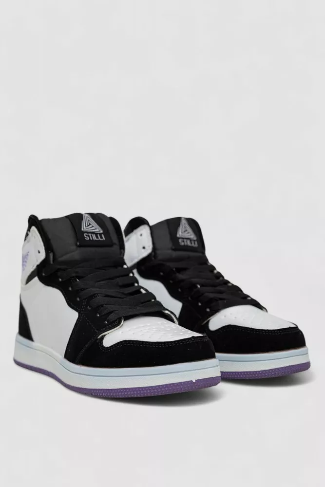 Купить Кроссовки женские зимние на меху  -уценка, цвет черно-белый, 248RHB470-U-4 - Фото №3