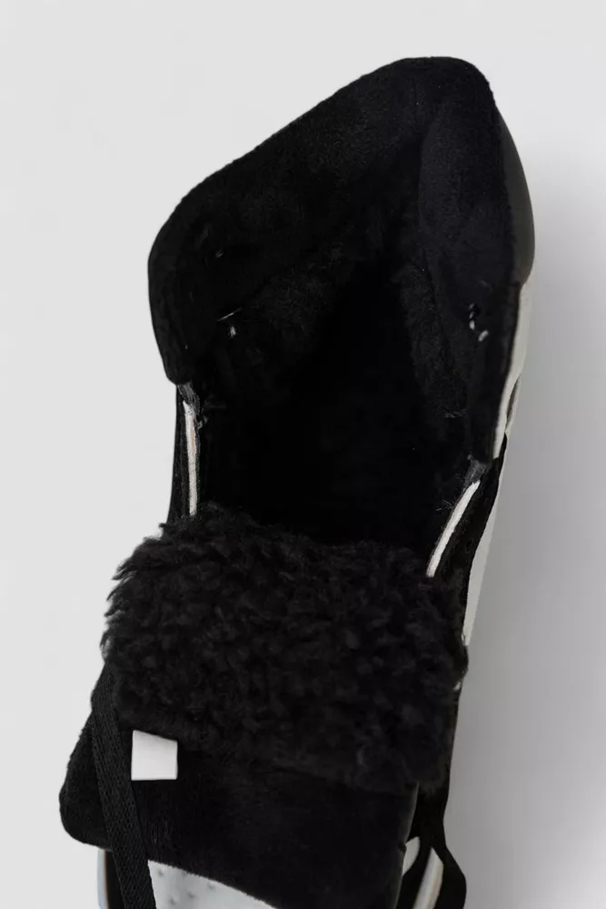 Купить Кроссовки женские зимние на меху  -уценка, цвет черно-белый, 248RHB470-U-4 - Фото №6