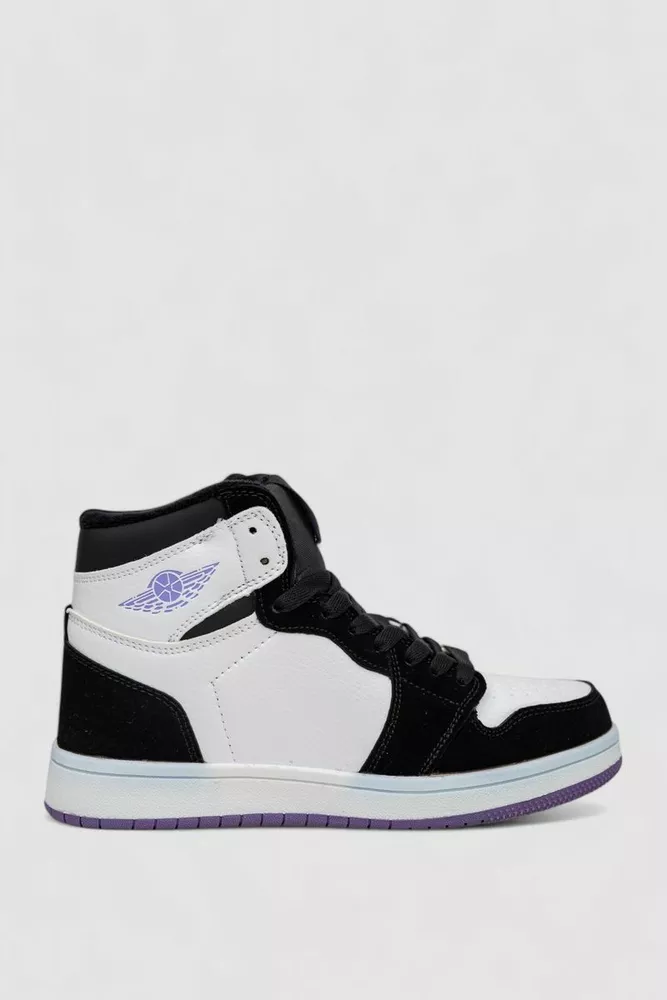 Купить Кроссовки женские зимние на меху  -уценка, цвет черно-белый, 248RHB470-U-4 - Фото №1