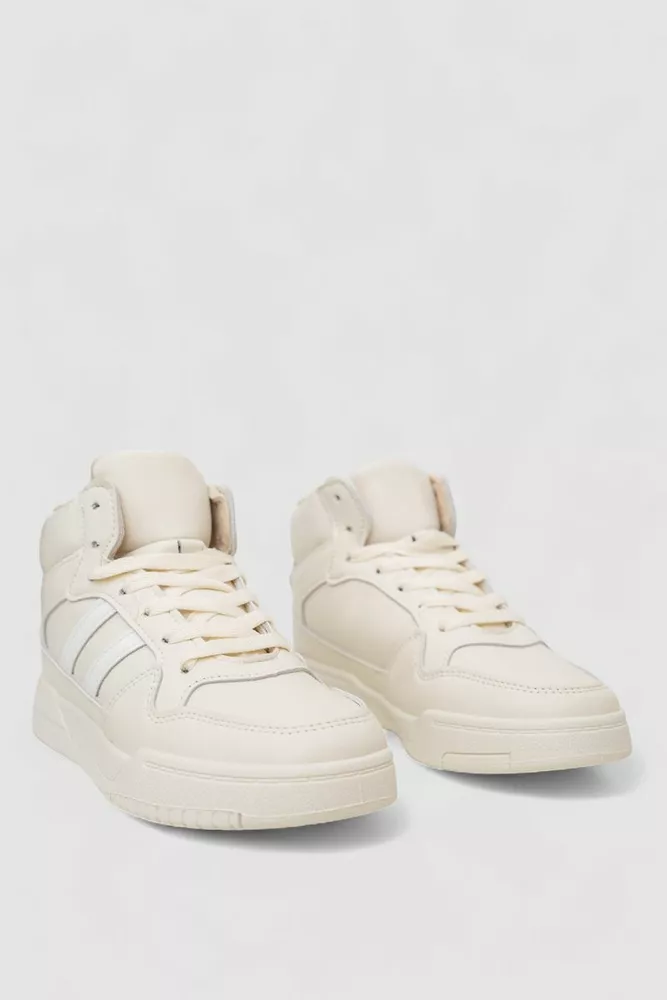 Купить Кроссовки женские зимние на меху  -уценка, цвет бежевый, 248RAD400-U - Фото №3