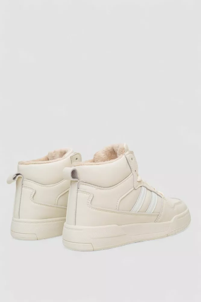 Купить Кроссовки женские зимние на меху  -уценка, цвет бежевый, 248RAD400-U - Фото №4