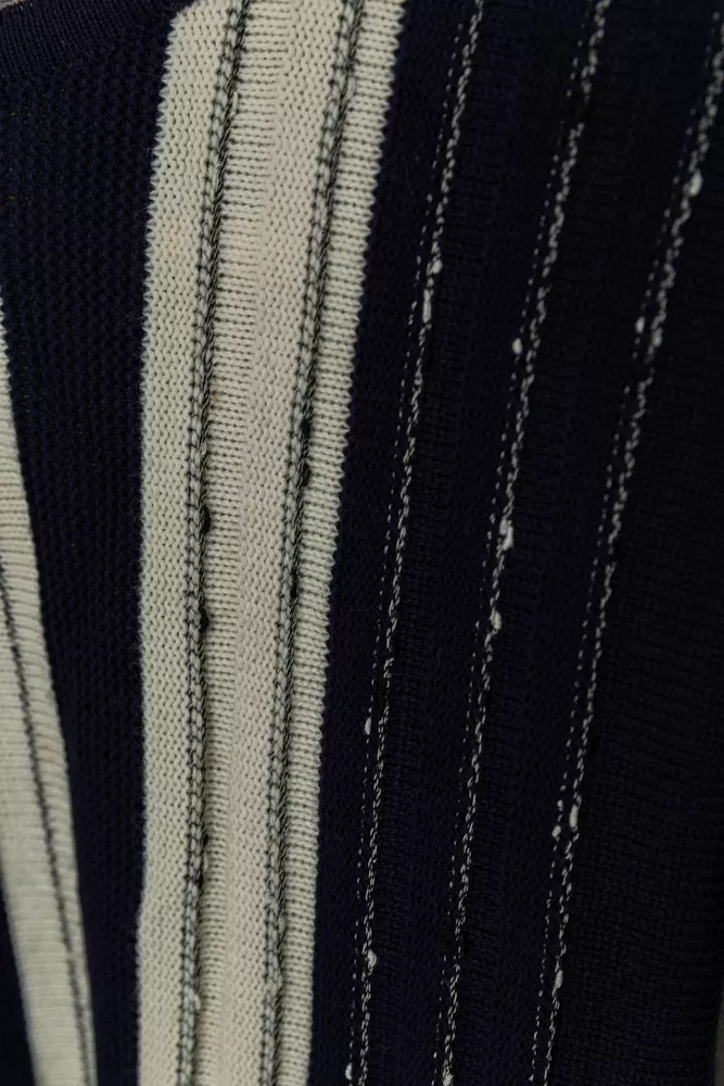 Купить Свитер мужской -уценка, цвет темно-синий, 201R005-U - Фото №6