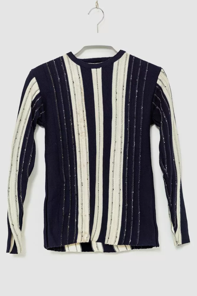 Купить Свитер мужской -уценка, цвет темно-синий, 201R005-U - Фото №1