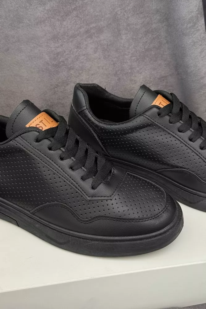 Купить Кеды мужские демисезонные, цвет черный, 248RR130 - Фото №2