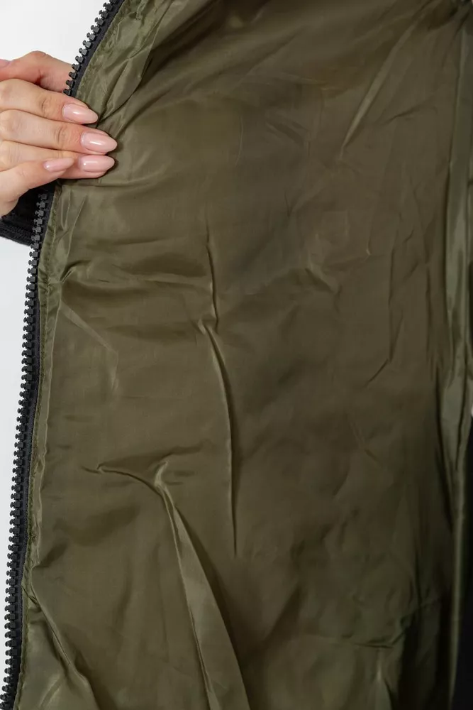 Купити Куртка жіноча  -уцінка, колір хакі, 235R808-U - Фото №10