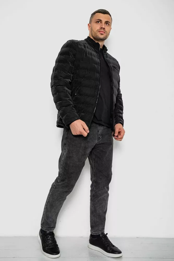 Купити Куртка чоловіча демісезонна 214R822К -уцінка, колір Чорний - Фото №2
