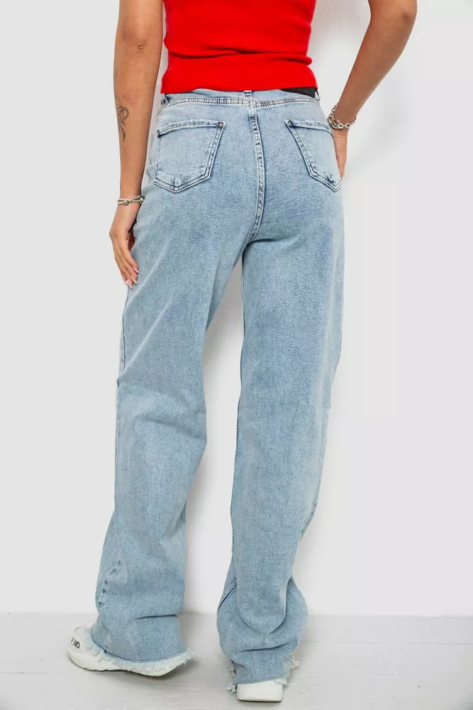 Купить Джинсы женские, цвет голубой, 244R9008 - Фото №4