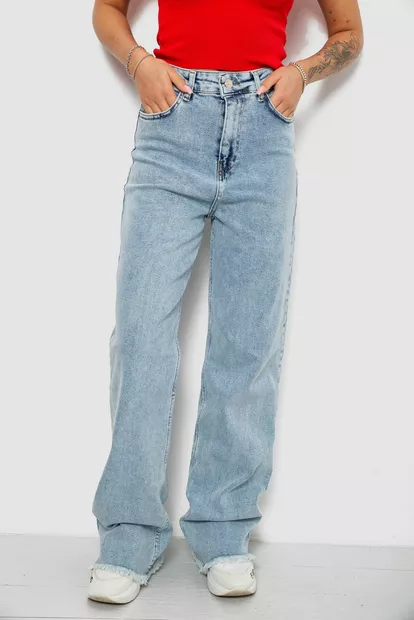 Джинсы женские, цвет голубой, 244R9008
