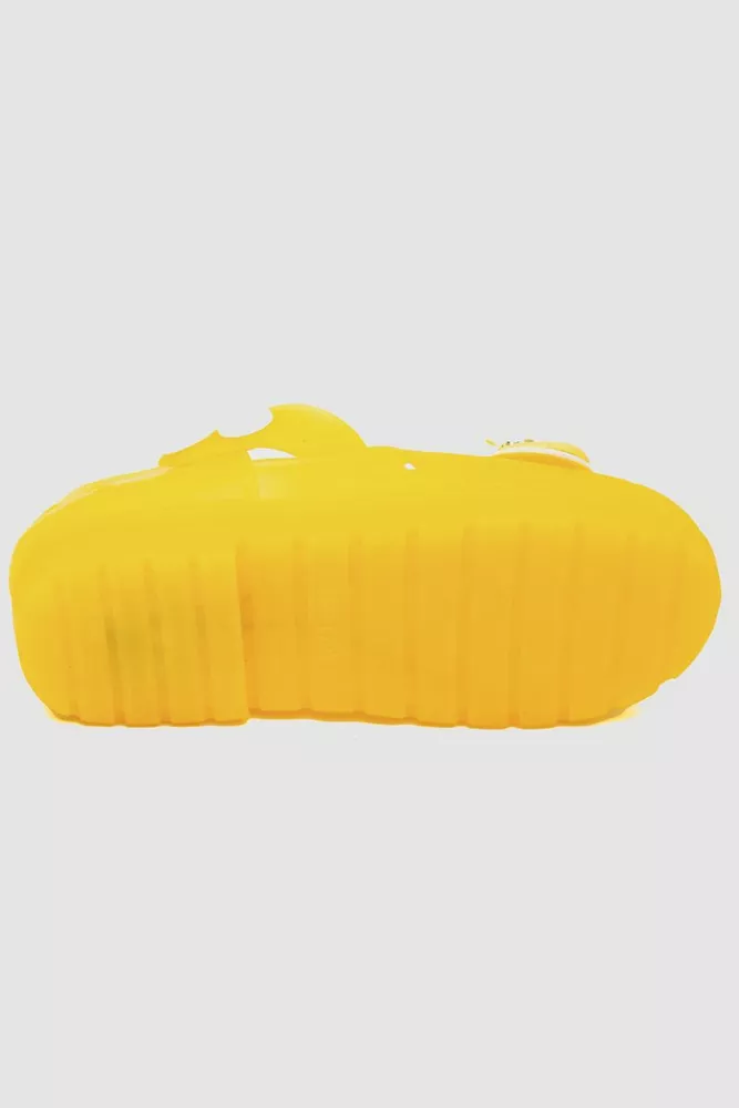 Купити Босоніжки дитячі, колір жовтий, 243ROG1702 - Фото №5