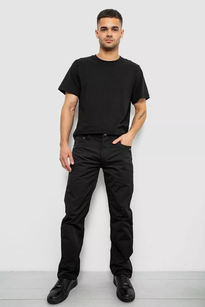 Купить Брюки мужские, цвет черный, 243RFA611-515 - Фото №2