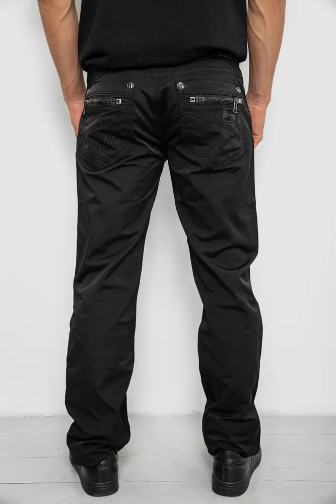 Купить Брюки мужские, цвет черный, 243RFA611-515 - Фото №4