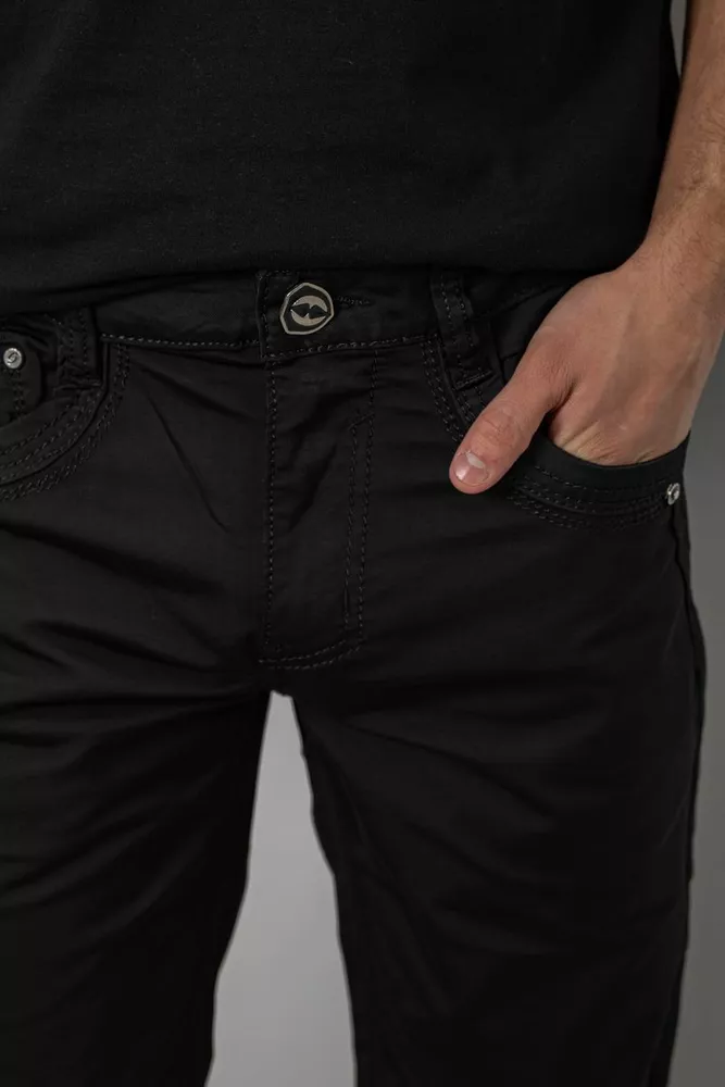 Купить Брюки мужские, цвет черный, 243RFA611-515 - Фото №5
