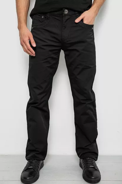 Брюки мужские, цвет черный, 243RFA611-515