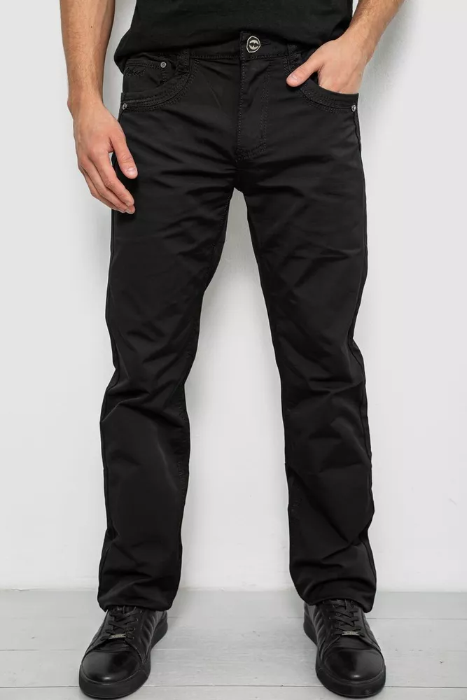 Купить Брюки мужские, цвет черный, 243RFA611-515 - Фото №1