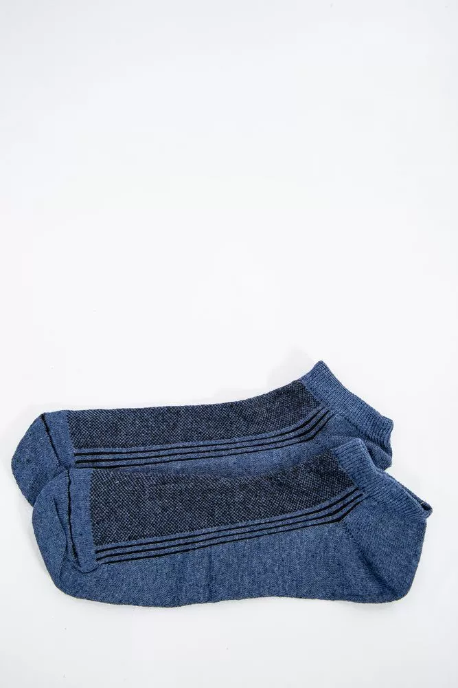 Купити Короткі чоловічі шкарпетки кольору джинс 131R1157 - Фото №2
