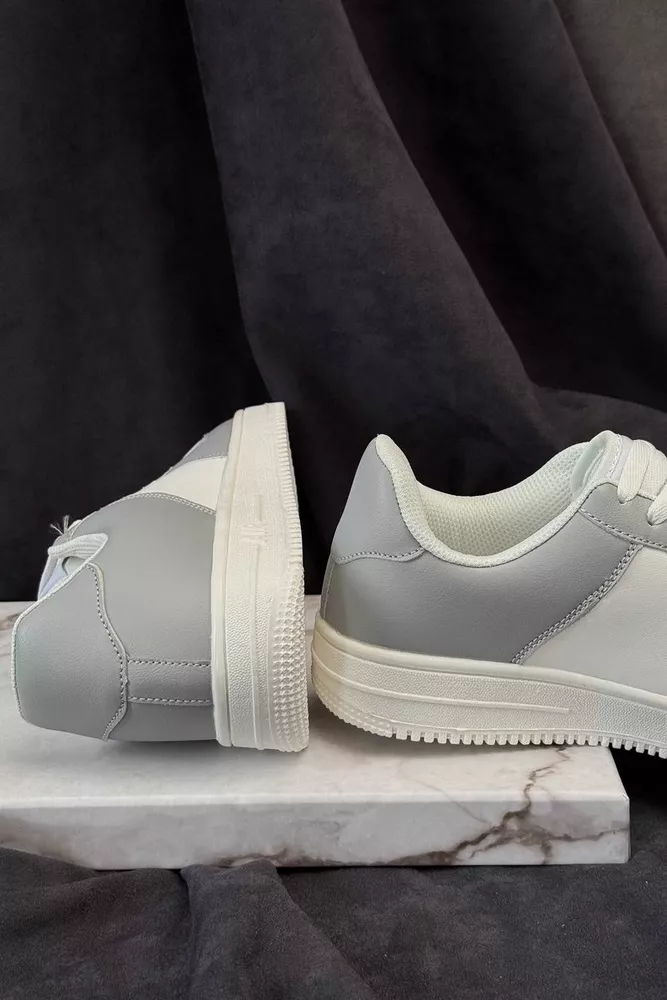 Купить Кроссовки мужские, цвет бело-серый, 248RHB710-14 - Фото №4