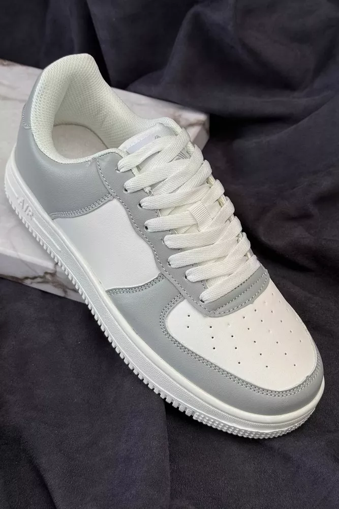 Купить Кроссовки мужские, цвет бело-серый, 248RHB710-14 - Фото №1