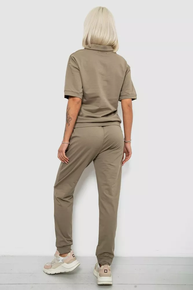 Купити Спортивний костюм жіночий, колір хакі, 221R102-5 - Фото №4