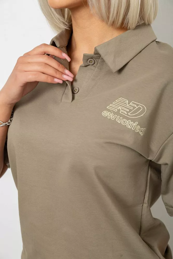 Купити Спортивний костюм жіночий, колір хакі, 221R102-5 - Фото №5