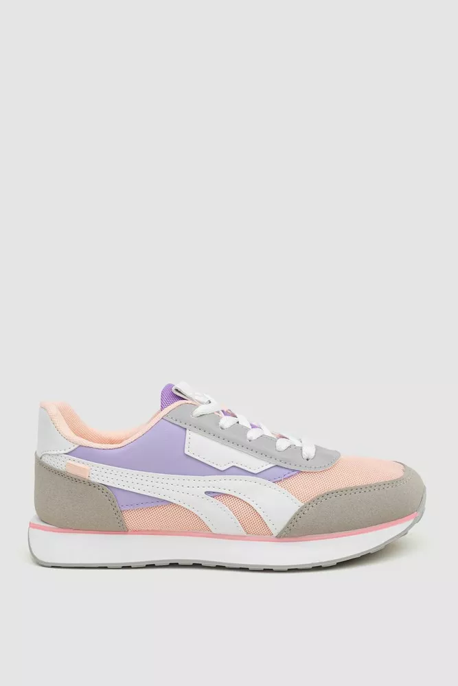 Купить Кроссовки женские  -уценка, цвет розово-серый, 243R383-U-1 - Фото №1