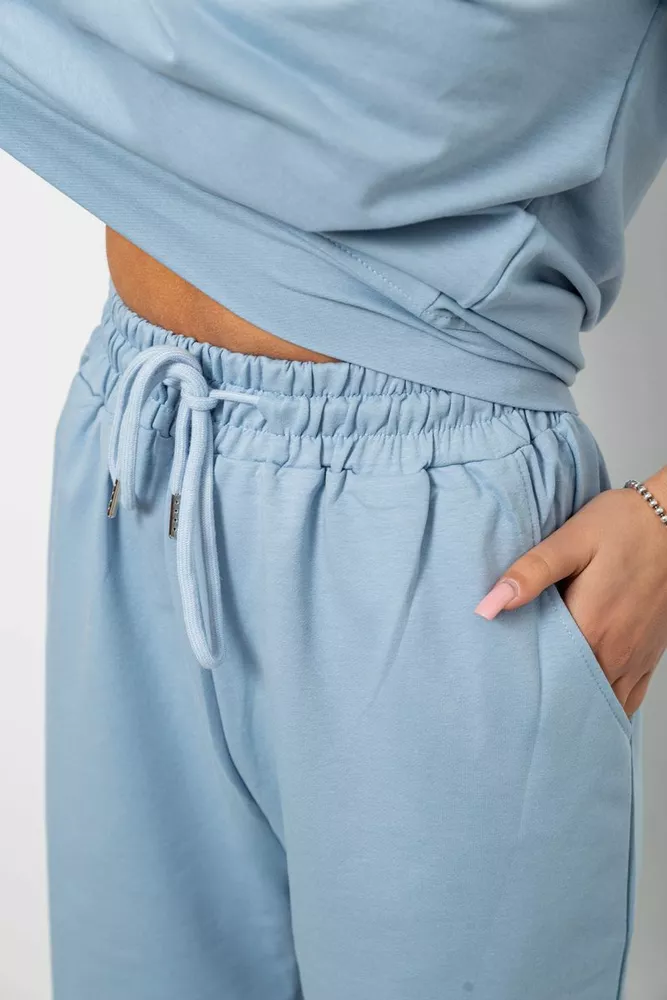 Купити Спортивний костюм жіночий, колір блакитний, 221R102-5 - Фото №6