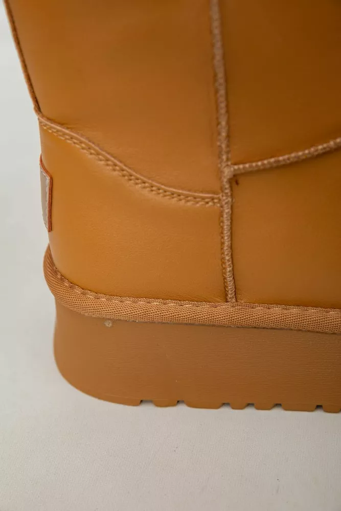 Купить Угги женские на меху  -уценка, цвет коричневый, 243RL954-U - Фото №7