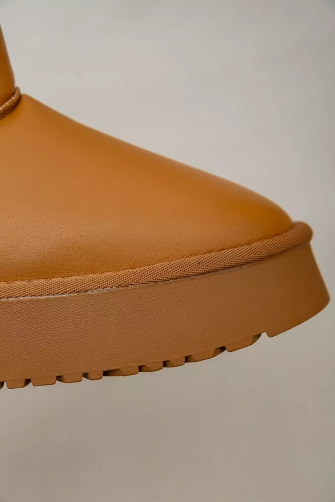 Купить Угги женские на меху  -уценка, цвет коричневый, 243RL954-U-2 - Фото №7