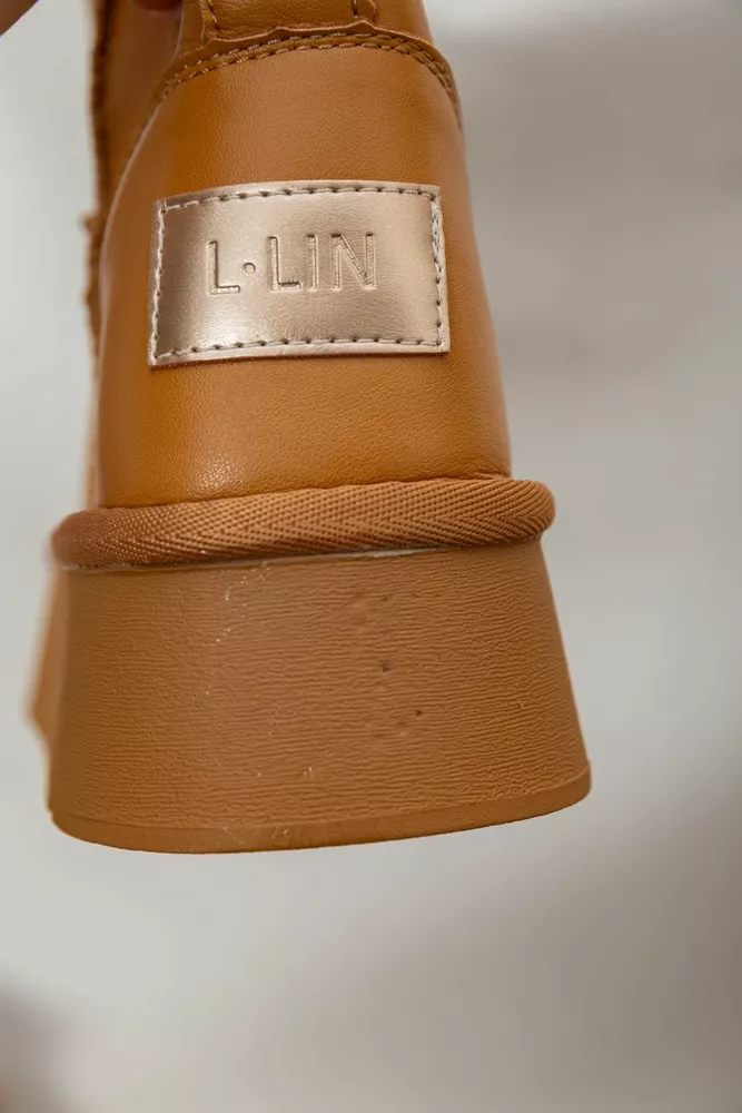 Купить Угги женские на меху  -уценка, цвет коричневый, 243RL954-U-2 - Фото №8