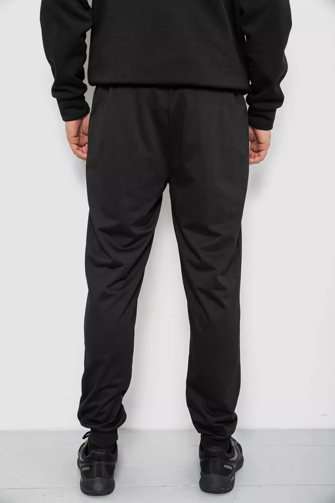 Купить Спортивные штаны мужские, цвет черный, 244R435 - Фото №4