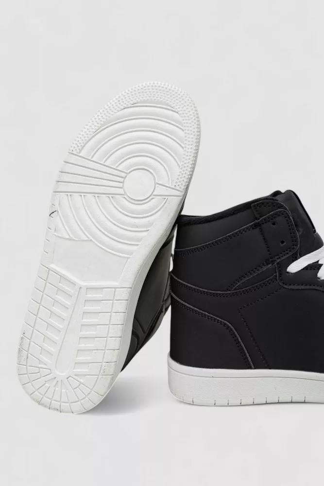 Купить Кроссовки мужские зимние на меху  -уценка, цвет черно-белый, 248RH1010-U-1 - Фото №7